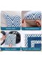 Linen Decorative Throw Pillow Covers Set of 4 Square Cushion Covers for Sofa Couch Living Room - 5