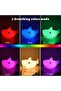 Shark Night Light for Kids - 7-Color USB Rechargeable Silicone Night Lamp, BPA Free - 2