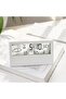 Desk Clock - Digital Alarm Clock with Transparent Modern Design - 7