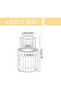 Glass Candle Holder for Candlestick - 10 pcs Clear Small Tapered Candle Holders - 6