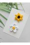 Sunflower Daisy Model Less Hair Newborn Baby Buckle Handmade 2-Piece Clip Handmade Baby Gift - 2