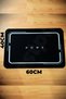 40X60 (Extra Thick) Black Silver Non-Slip Bath Mat - Ultra Water Absorbent - Quality Thick Model - 2