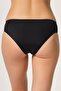 C12803 Women's Bonding Laser Cut Panties Black - 2