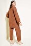 Women's Zigzag Detailed Double Suit - 3