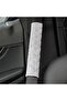 Universal Car Seat Belt Pads Cover,2 Pcs,Soft Comfort Shoulder and Neck Protector,Grey - 5