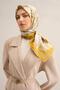 Abstract Patterned Pure Silk Twill Scarf 9350D 85 - 3