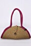 Mia Natural Wooden Beaded Straw Look Shoulder Bag - 3