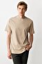 Men's Crew Neck T-Shirt K.Beige - 4