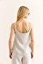 Women's Blue Ring Accessory Striped Muslin Bell Blouse Blz-19002958 - 7