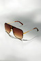 Aluer Smoked Glass Green Frame Unisex Sunglasses