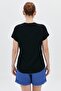 Digital Printed Mesh Garnished V-Neck T-Shirt - 5
