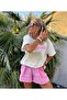 Women's Palm Beach Printed Colorful Oversize Summer T-Shirt - 6