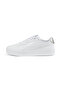 Womens Skye Clean Distressed Sneakers - White