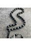 Kuka Silver Embroidered Rosary 35 cm