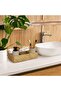 Decorative Rectangular Bamboo Basket Organizer 4 Compartments - 5