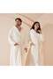 روب مودرن اوف وايت بقبعة ريفي - Off White Modern Robe with A Cab Reefi