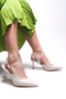 Fharaera Women's Pointed Toe Heeled Shoes 00128302 Skin Patent Leather - 4