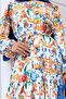 Patterned Hijab Dress Orange 519 - 3