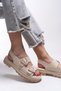 Heillarue Women's Sandals 0012772 Beige - 5