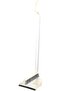 Grey Force Long Dust Pan with Brush, Ergonomic Grip, Soft Dense Bristles,BB2124