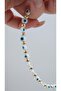Gold Topcuk and Evil Eye Bead Detailed Anklet - 2