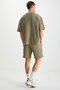 Colombia Men's 2-Piece Set Comfort Fit Comfortable Fit Letter Embroidered Non-Padded Khaki Tracksuit Set - 6