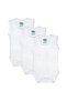 Cotton, Sleeveless Printed Bodysuit. Set of 3, 12-18 Months , White