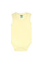Sleeveless Romper/Bodysuit. Set of 3 - Pink, Lemon, Cream, 3-6 Months - 2