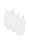 Sleeveless Girls Romper/Bodysuit. Set of 3 - White, 18-24 Months , White