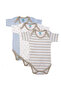 Printed Romper - Pack of 3, 3-6 Months , Multi Color