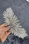 Transparent Silver Eva Dense Bead Embroidered Bridal Henna Crown - 4