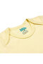Short Sleeves Romper/Bodysuit. Set of 3 - Pink, Lemon, Cream, 0-3 Months - 7