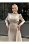 Zuhal Modest Evening Dress - 5