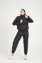 Unisex Sauna Tracksuit with Thermal Belt Hooded Loose Fitting Thermal Hiking Tracksuit - 3