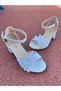 Butterfly Girl's Heeled Shoes, Glittery, Stylish, New Season, Evening Dress Shoes - 4