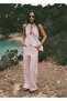 Straight Cut Trousers with Slit and Tie Detail - 2