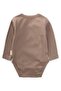 Double Breasted Bodysuit 0-18 Months Mink - 2