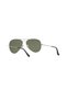 Classic Aviator Sunglasses Silver Grey Mirror RB3025 W3277 Size 58 - 4