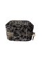 Domestic Production Faux Leather Patterned Brown Zippered Travel - Drawer Jewelry Display Bag - 2