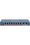 مفتاح شبكة DS-3E0310HP-E من Digital Technology، إيثرنت سريع، يدعم PoE، أزرق - 4