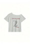 Women's Off Shoulder Boat Neck Printed T-Shirt