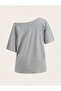 Women's Off Shoulder Boat Neck Printed T-Shirt - 3