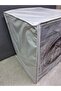 Transparent PVC Washing Machine and Dryer Cover – Transparent Cover, Fabric Texture, Waterproof - 3