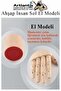 Wooden Hand Model 18 cm and A4 Sketchbook Modeling Set 1 Pack Graded Pencil Charcoal Dispensing Ha - 6