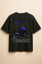 Black Color Oversize Yamaha R7 Motorcycle Printed Unisex T-Shirt T-Shirt