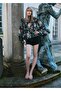 Blouse High Neck with Flower Print - 7