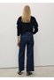 Catherin High Waisted Culotte Jean Pants - 4