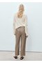 Straight Cut Linen Trousers - 4