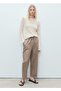 Straight Cut Linen Trousers - 2