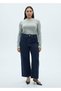 Catherin High Waisted Culotte Jean Pants - 6